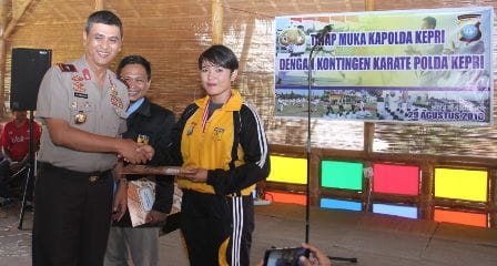 Kapolda Kepri Tatap Muka Dengan Kontingen Karate Polda Kepri Kapolda Kepri Tatap Muka Dengan Kontingen Karate Polda Kepri