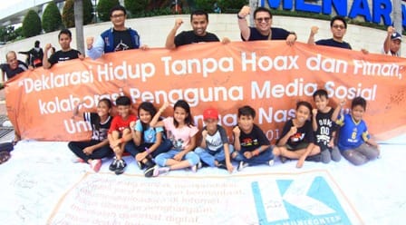 Ini Isi Deklarasi Pengguna Medsos Lawan Hoax dan Fitnah