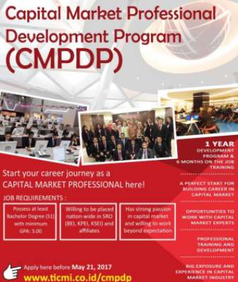 CMPDP Tingkatkan Jumlah Tenaga Profesional di Pasar Modal